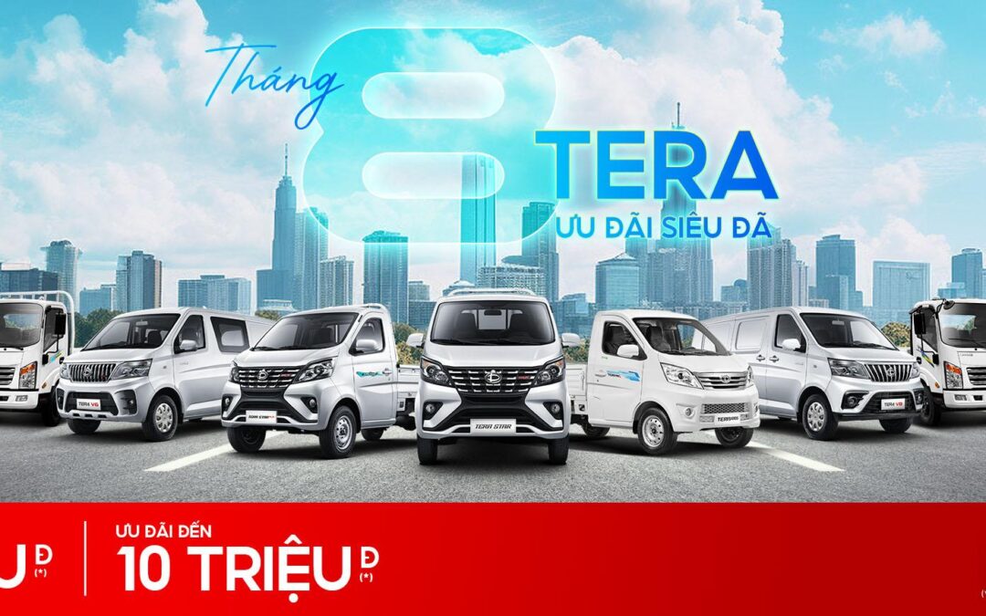 Tháng 8/2025 – Sắm tải Tera – Nhận ưu đãi siêu đã